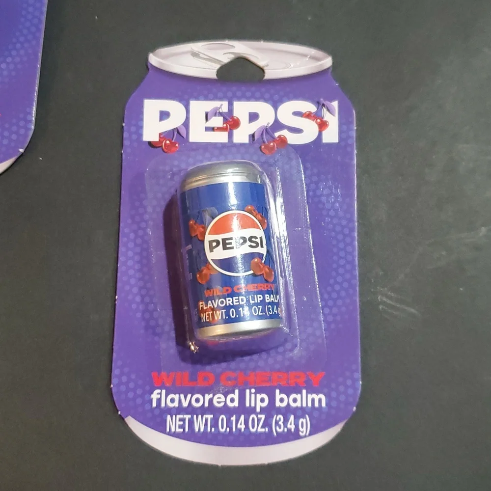 3 pack Wild Cherry Pepsi and Mountain Dew flavored lip balms brand‎ new